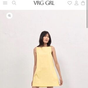 VRG GRL Lemon Mini Dress